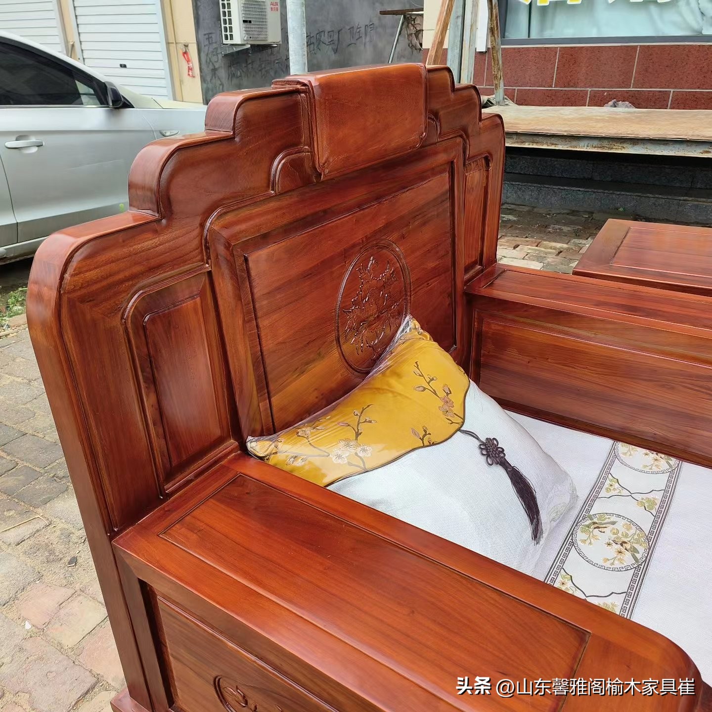 富贵不张扬,榆木沙发5000左右加厚加粗