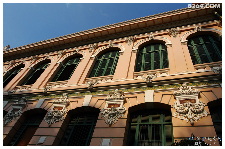 越南旅游者胡志明,胡志明市百年邮局