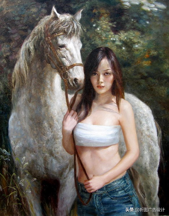 中国艺术人物油画欣赏,中国油画人物大师作品欣赏