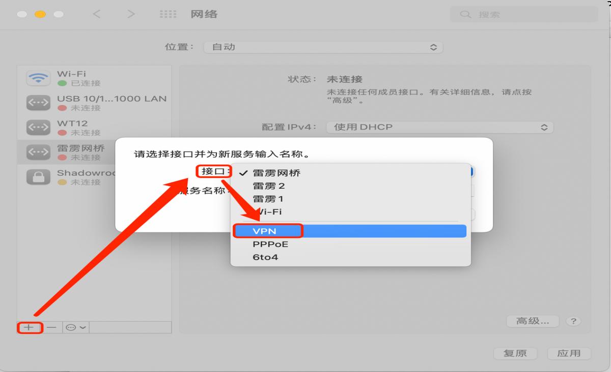 MacOS苹果电脑连接虚拟专用网VPN