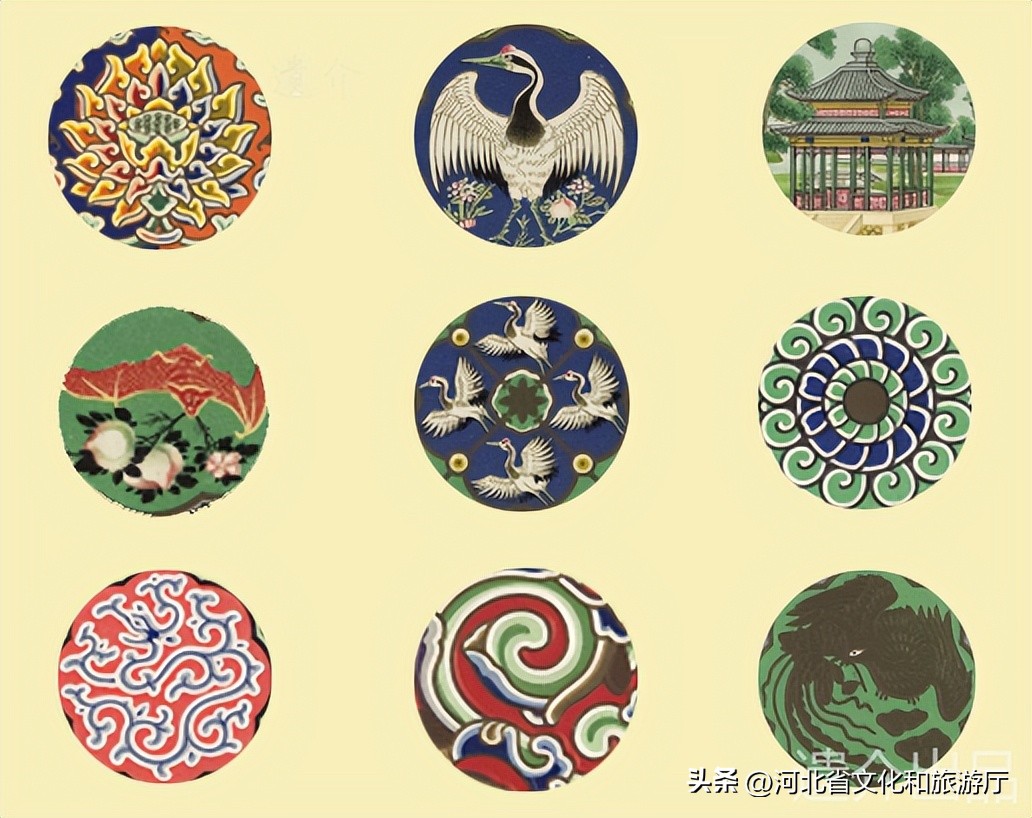 古建筑彩画设计效果图,古建筑彩画所用的颜料