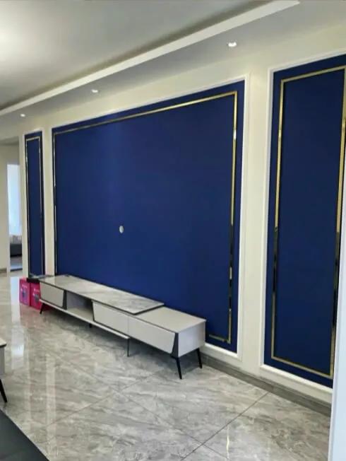 2019影视墙壁布效果图大全集,简约壁布影视墙图片大全集