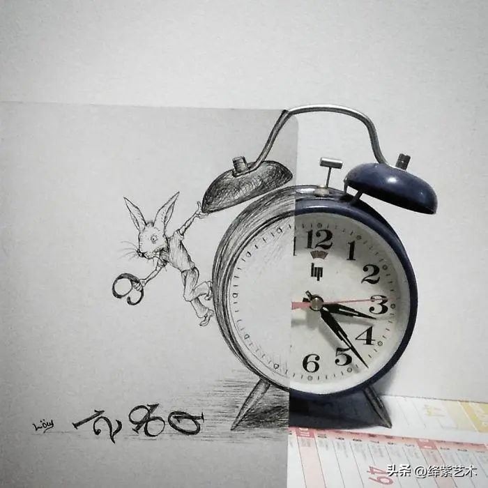 这位“懒”插画家，画画只画一半，剩下的交给照相机