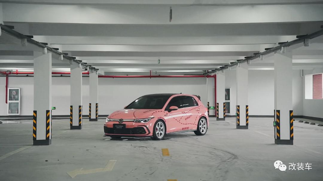 竞技走街范的大众8代高尔夫GTI，上午提车、下午改装