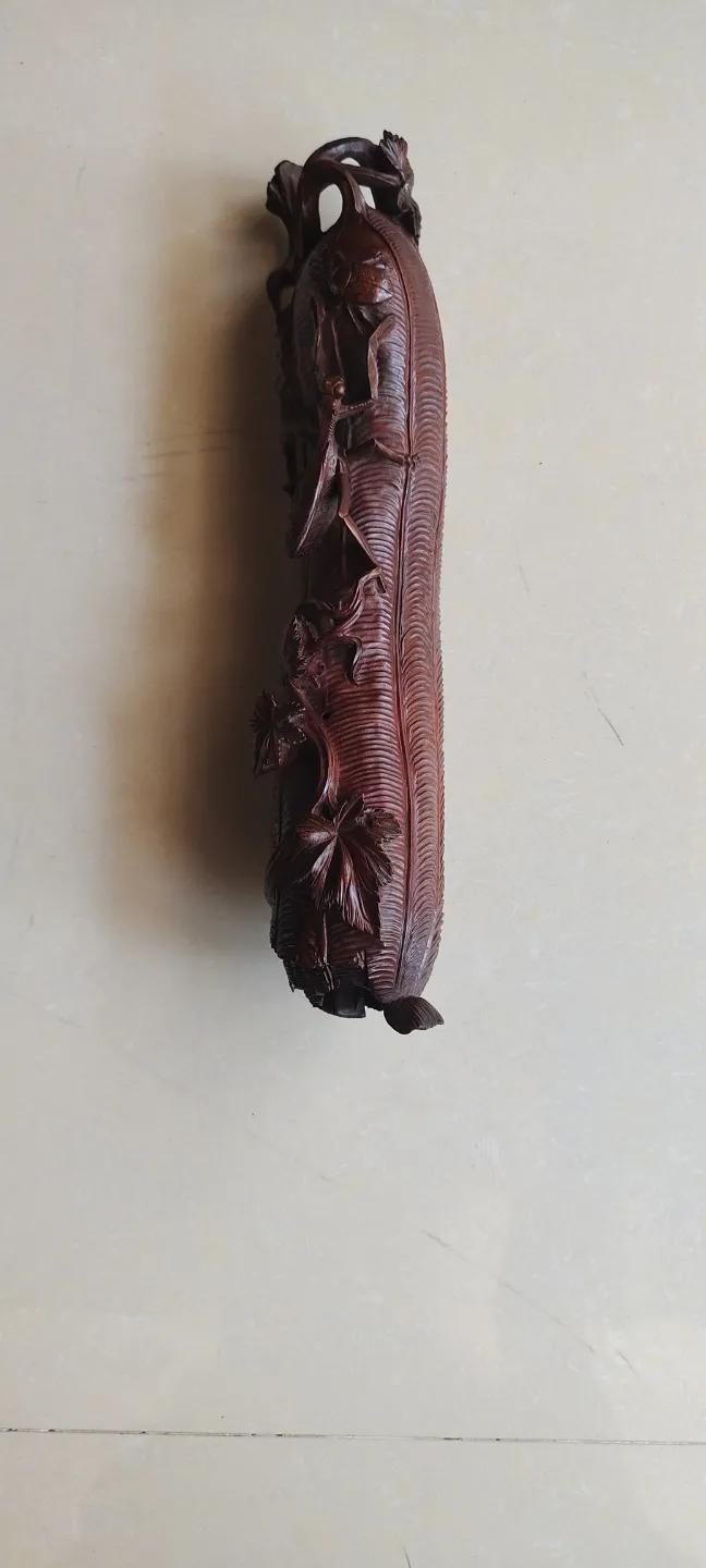 回流老沉香木雕自在观音摆件,回流麒麟摆件