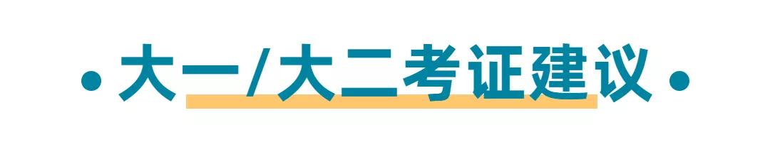 都说大学考的证书没啥用,但这些证书除外