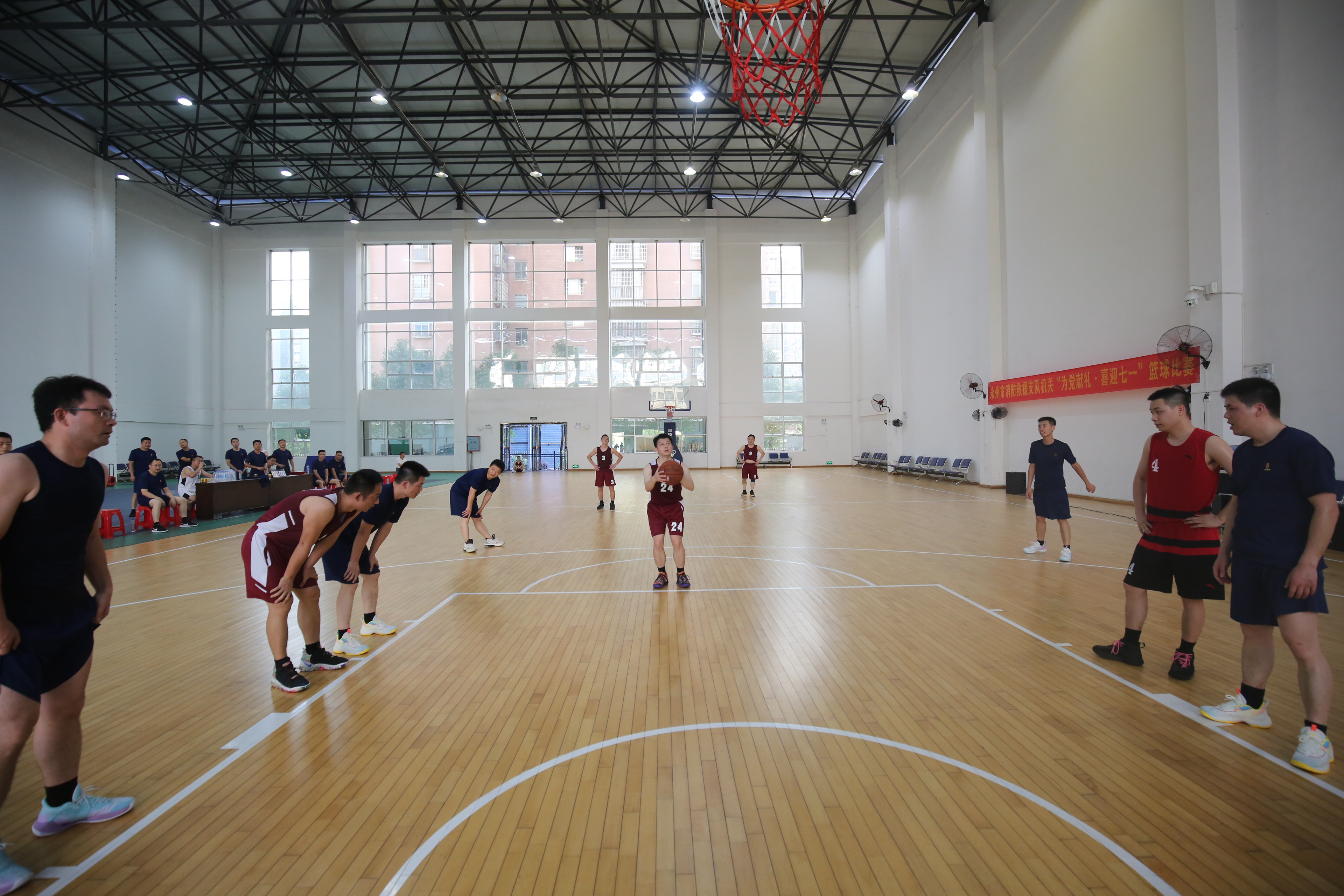 永州市2024年市直机关篮球比赛,永州电视台庆七一篮球赛闭幕式