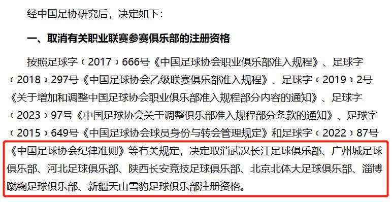下午16点！足坛反腐扫黑后，足协重拳出击，6队遭除名不留情面