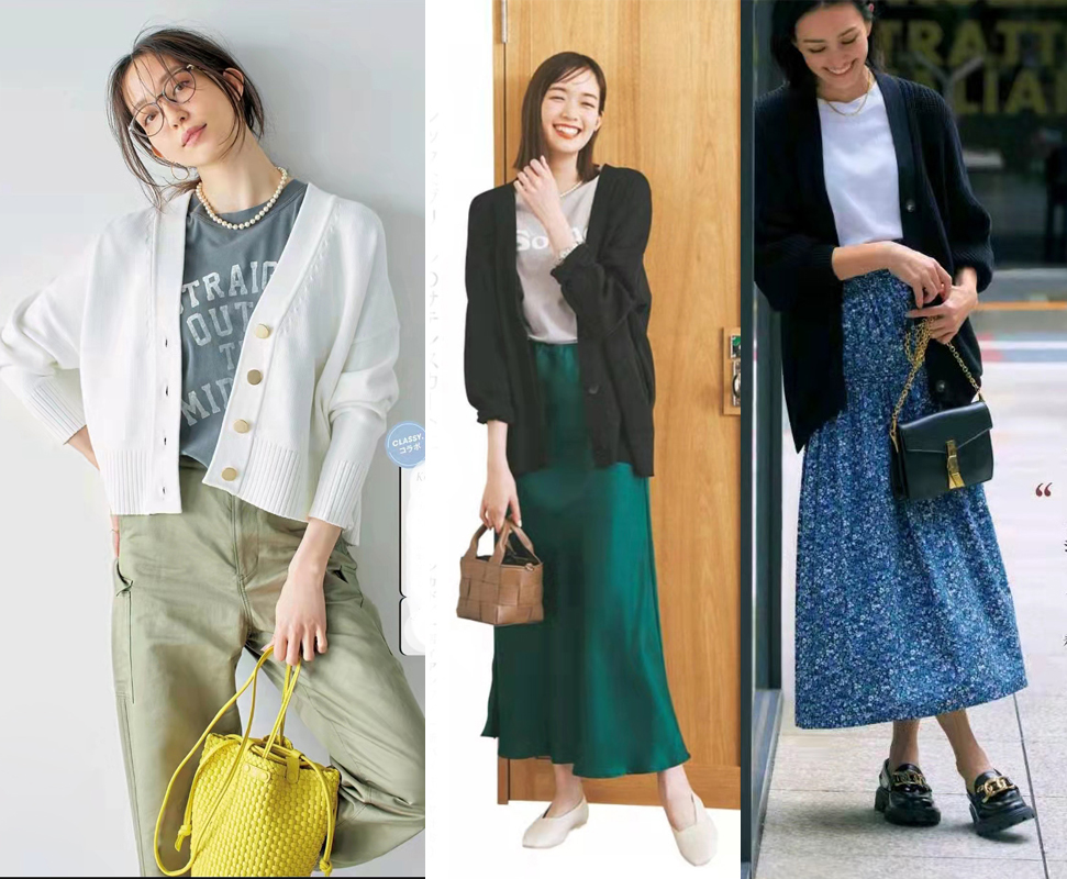 入秋后流行针织衫裙子温柔又美好,姜黄色高领针织衫入秋版