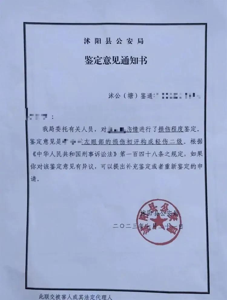 女童被射瞎,被射伤眼球女孩后续