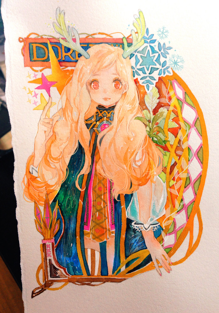 画师tear的插画作品欣赏,插画画师shimmer作品欣赏