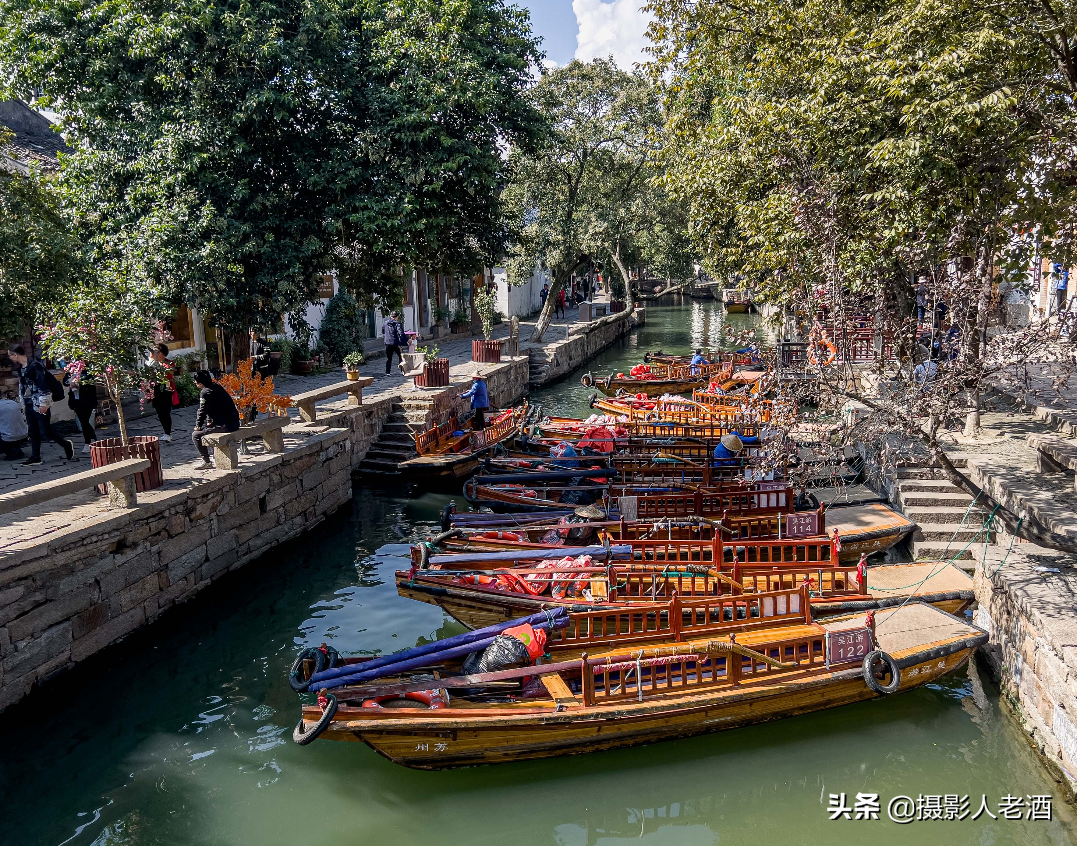 江南最美丽和谐的古镇同里古镇,苏州三桥同里古镇