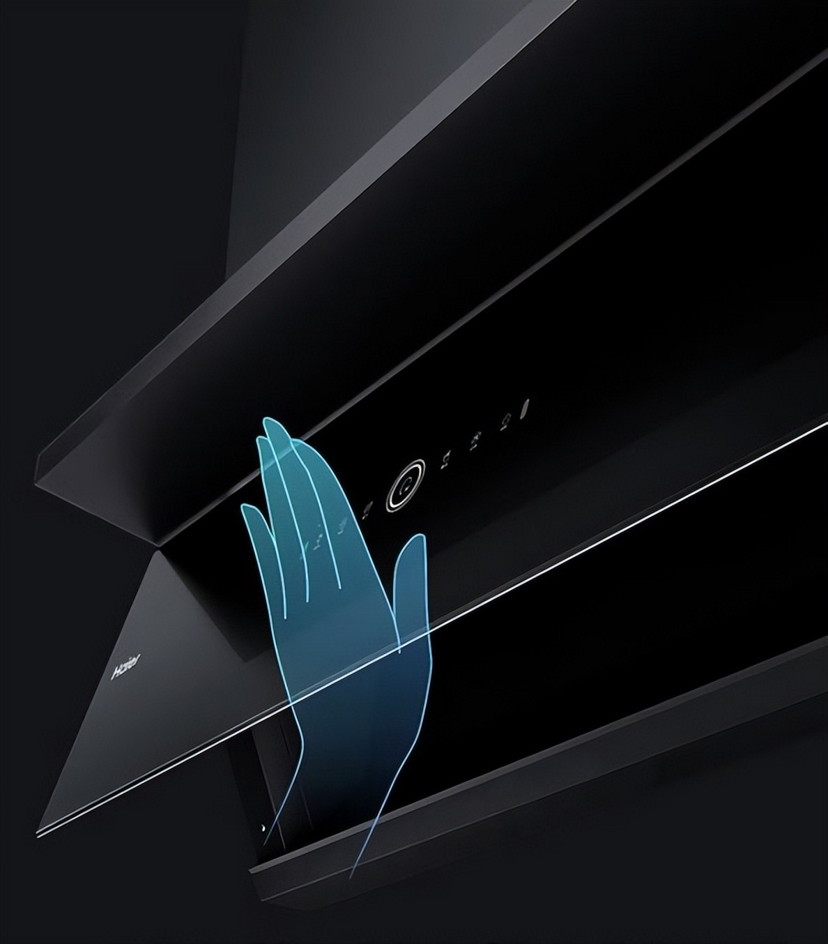 侧吸滑盖烟机探店,750毫米宽的侧吸家用烟机