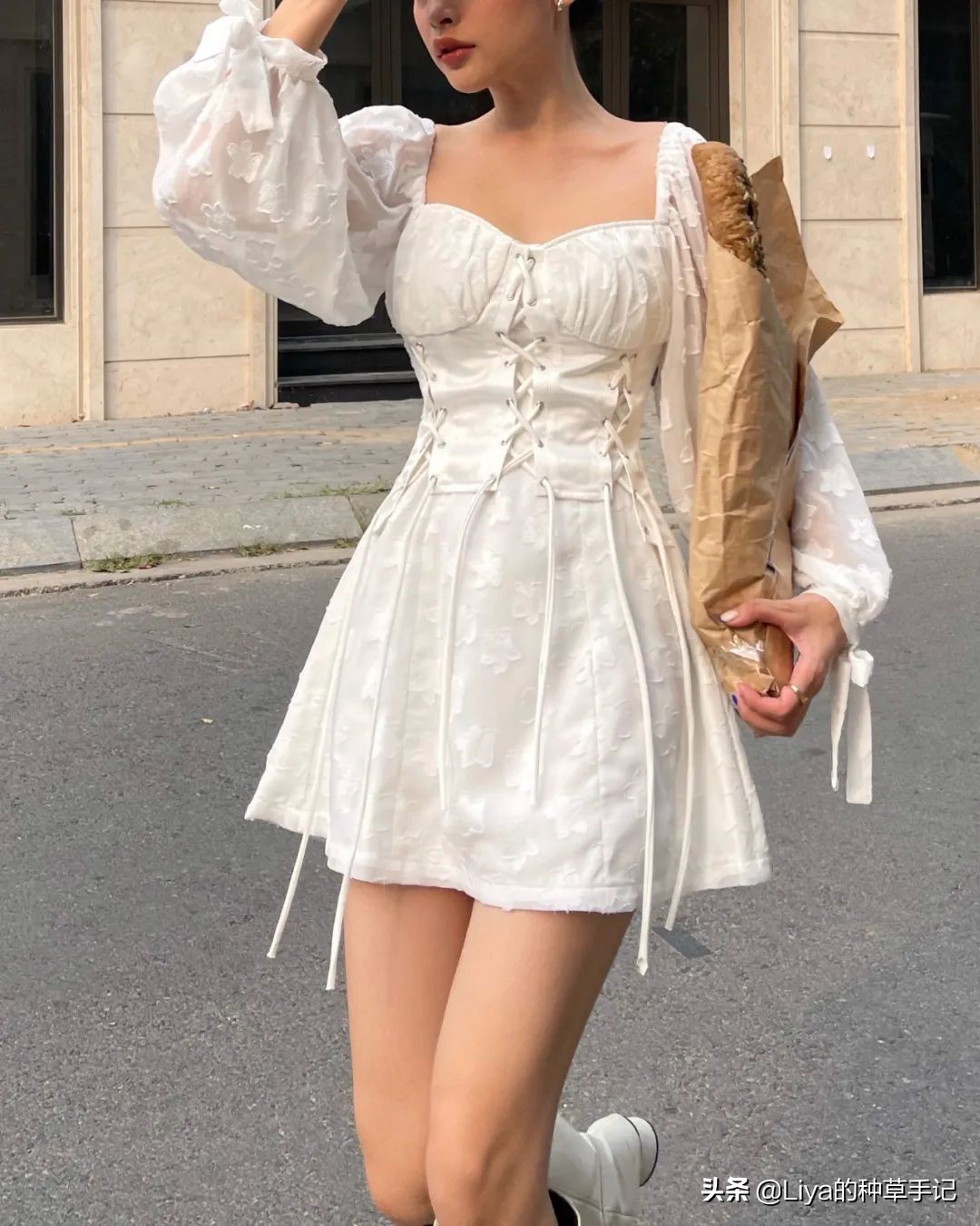被问爆的街拍穿搭,穿对这3款裙子真心显瘦还美腻