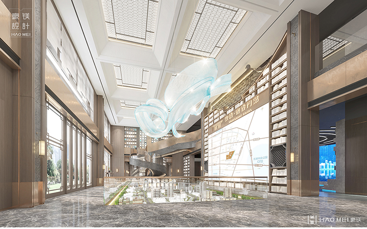 实用样板房售楼处软装设计思路,楼盘画面设计需要注意什么