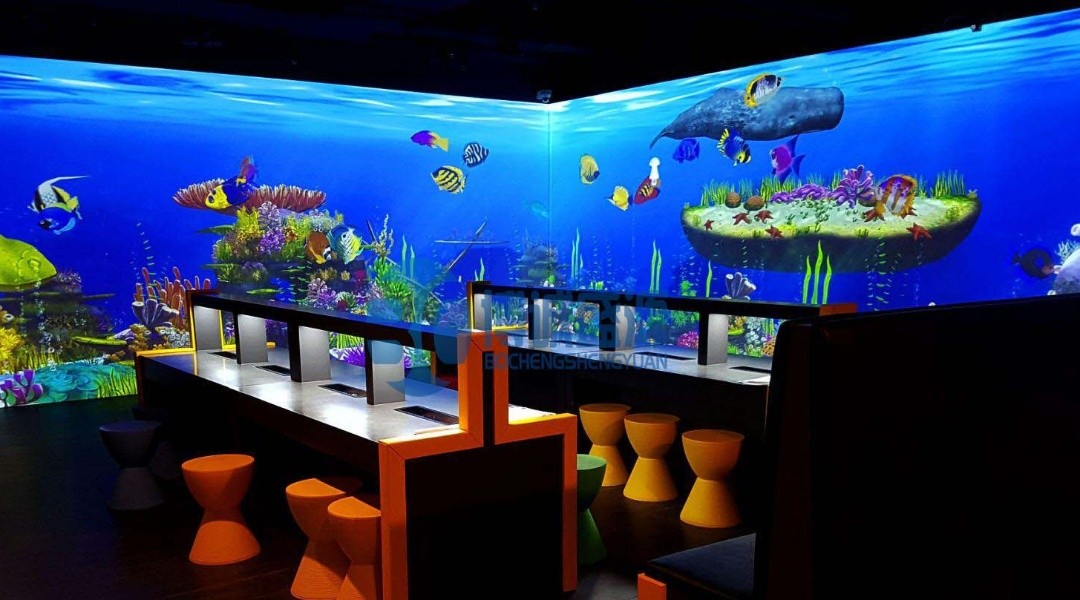 墙面互动投影哪家好,全息投影墙面互动