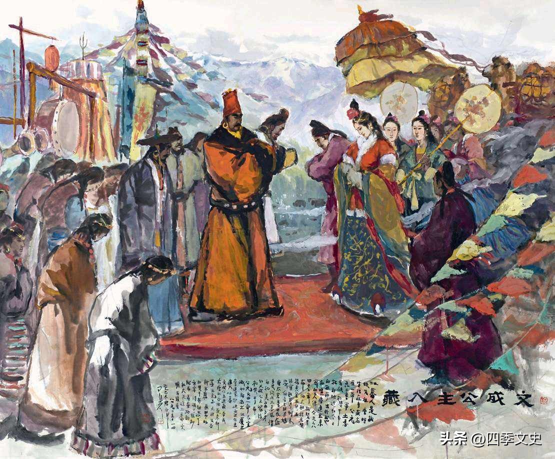 文成公主是怎么入藏的,文成公主入藏做了贡献