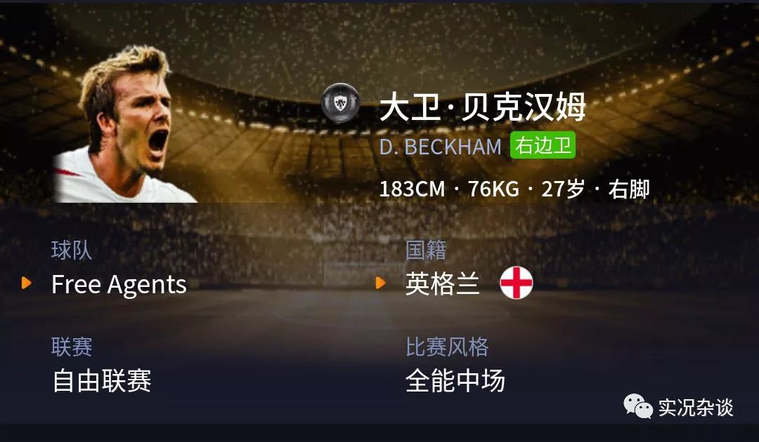 有且仅有一个,大卫贝克汉姆传奇纪录