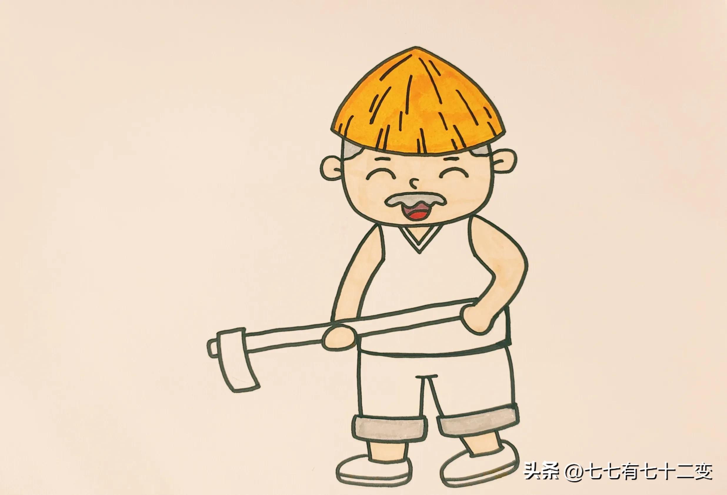 五一劳动节的诗配画怎么画,五一劳动节在田间画的画