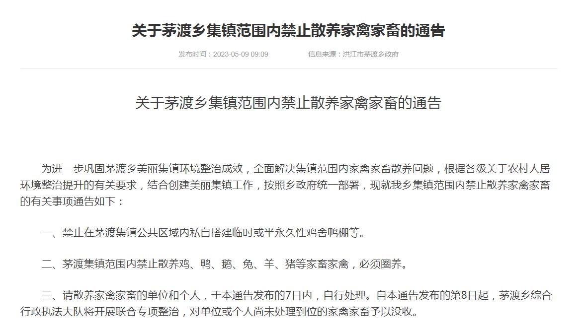 2023年禁止农村养猪狗鸡?官方发文,透露藏在农村的3大暴利行业