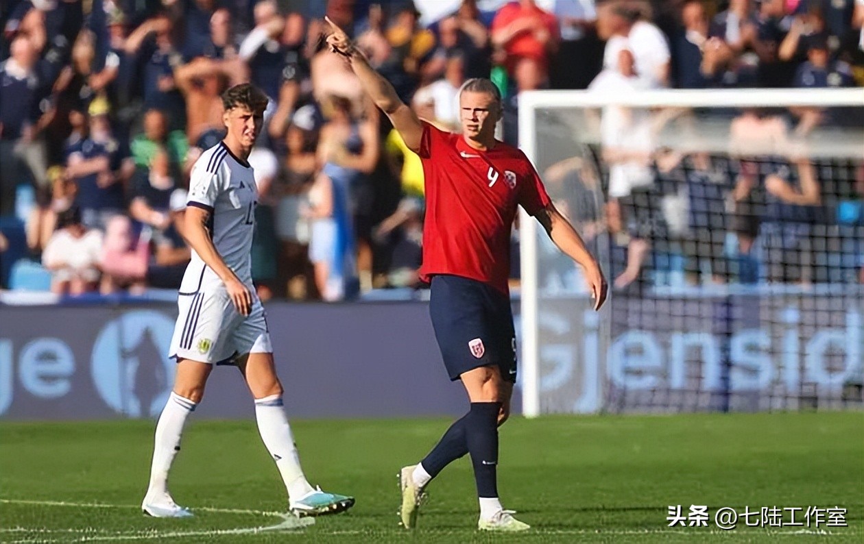 挪威换下哈兰德后被逆转,哈兰德为挪威出战