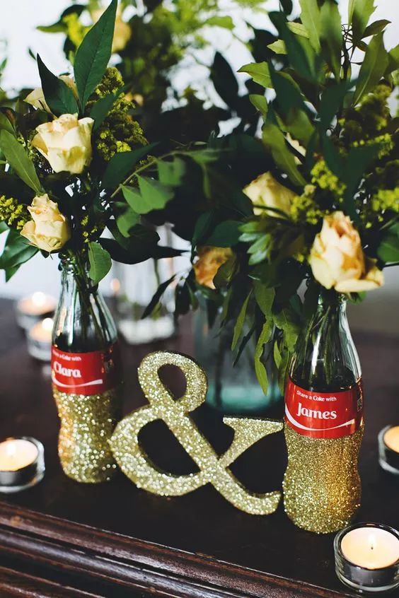 创意折叠花盆灯,洗洁精瓶做花盆小花瓶