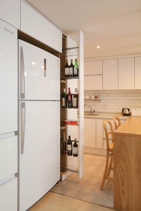 与其花钱装满柜子，从4个地方偷省出0.5㎡做“薄侧柜”，省钱实用