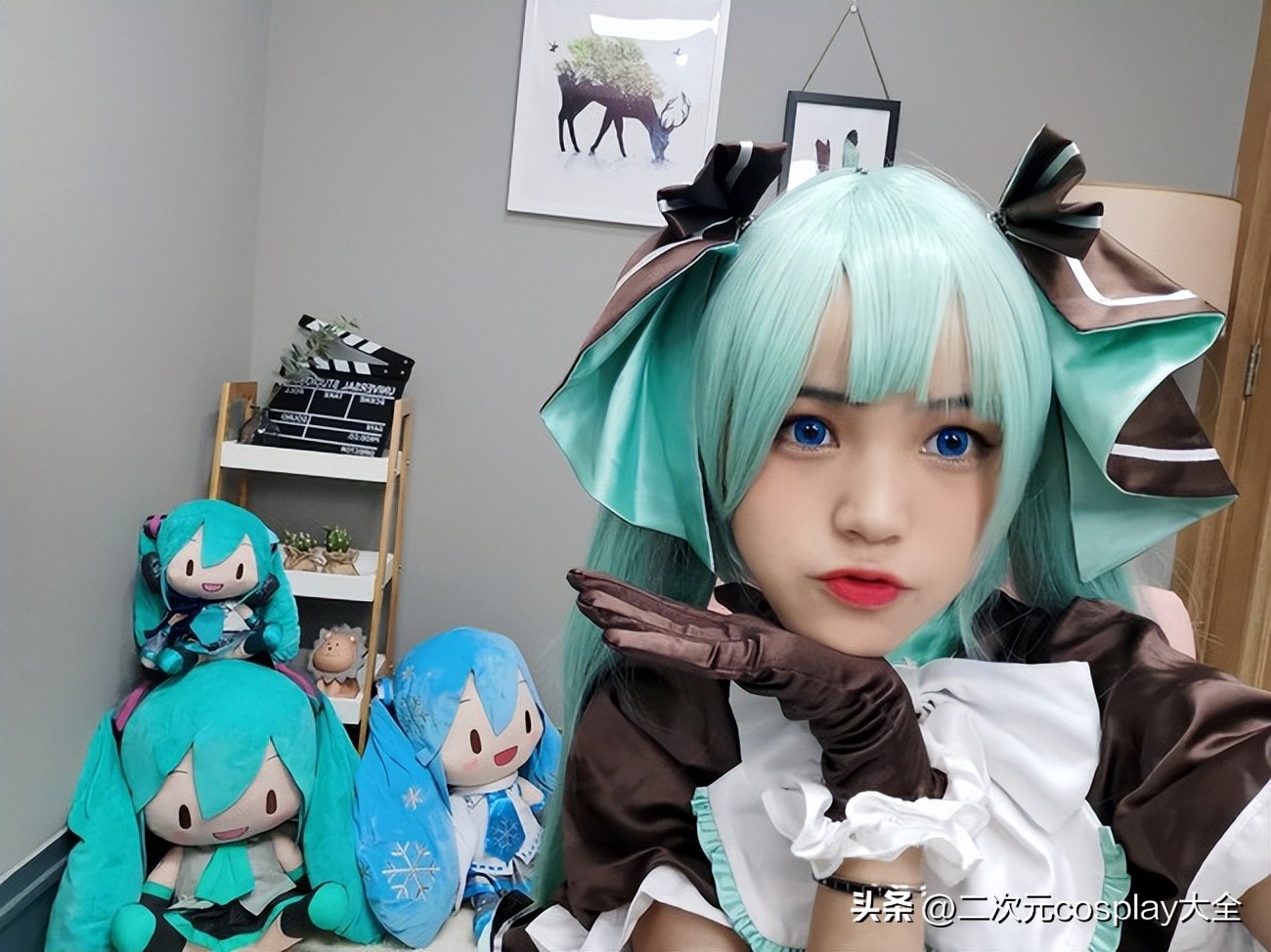 适合和姐妹cos的角色初音,可爱的初音cos