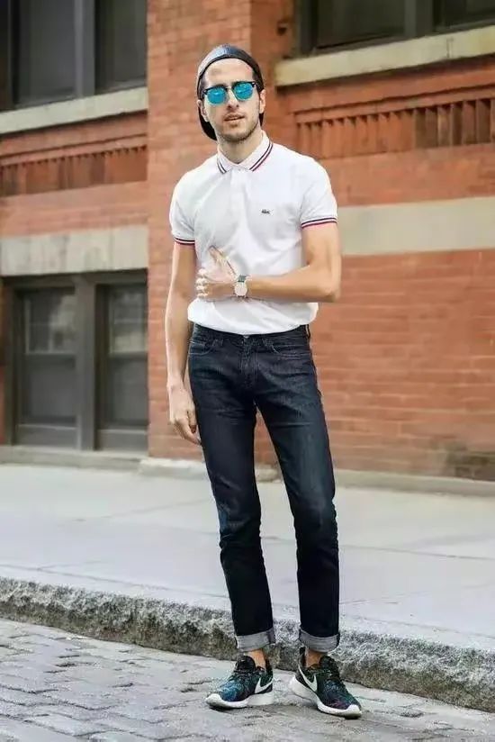 夏季男士polo衫短袖怎么搭配,夏季男士短袖polo衫搭配整套