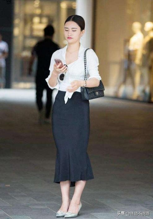 上海街拍穿搭长裤长裙,被杭州女生的街拍惊艳了