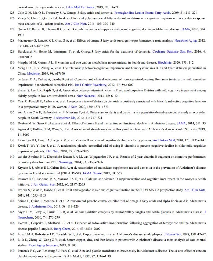 科普阿尔茨海默病的医学营养治疗,阿尔茨海默病脑健康营养干预