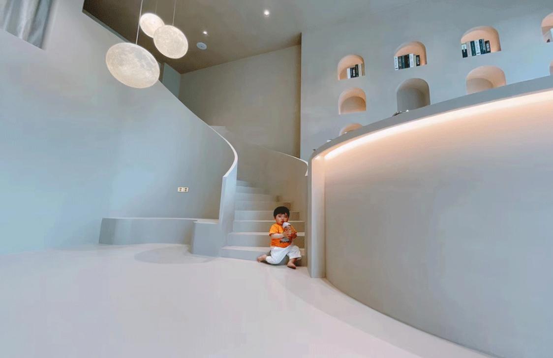 FUFINI微水泥案例｜柔白打造极简｜福州U SHOOOP美容院