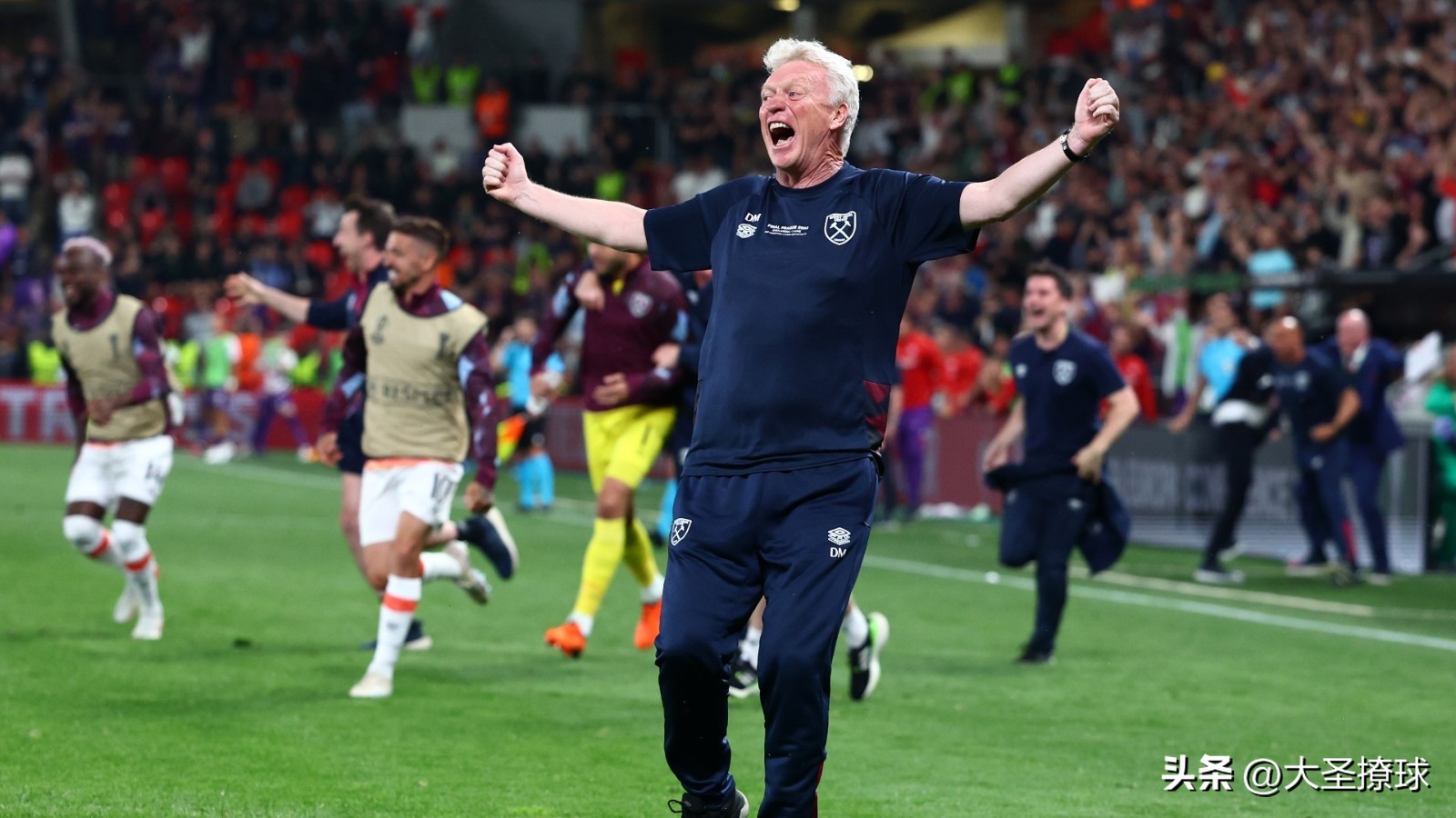 欧战冠军最多的主帅,莫耶斯率西汉姆联欧联杯三战全胜