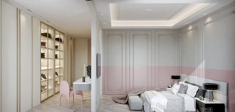 400平法式别墅一镜到底,法式别墅实景案例