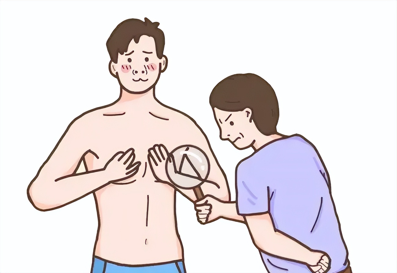 男性胸前两个点叫什么,男性胸前两个点
