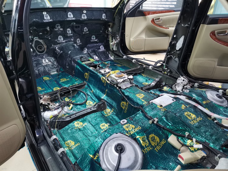 广州番禺丰田皇冠全隔音,皇冠隔音降噪