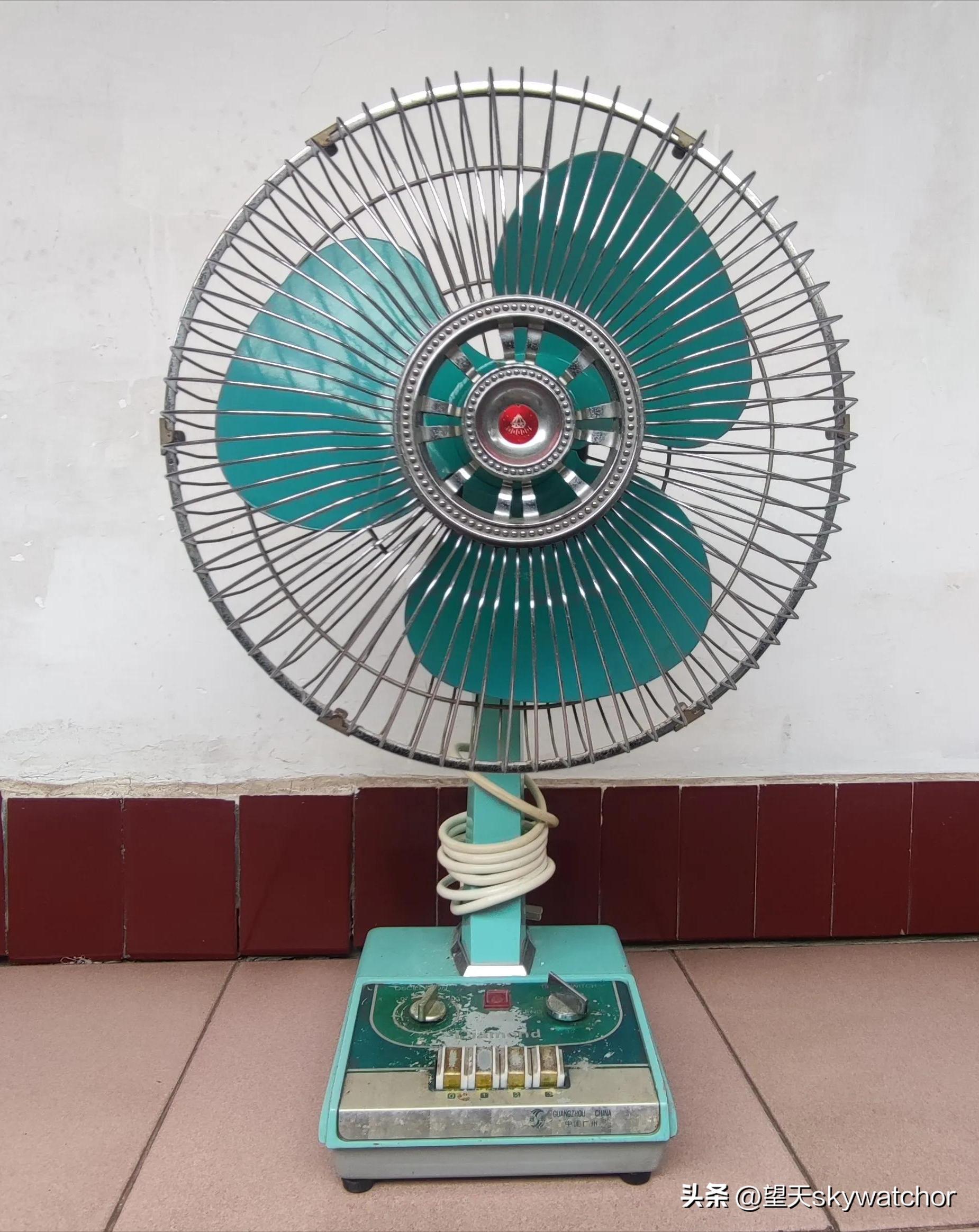 八十年代生产的钻石牌风扇鉴赏