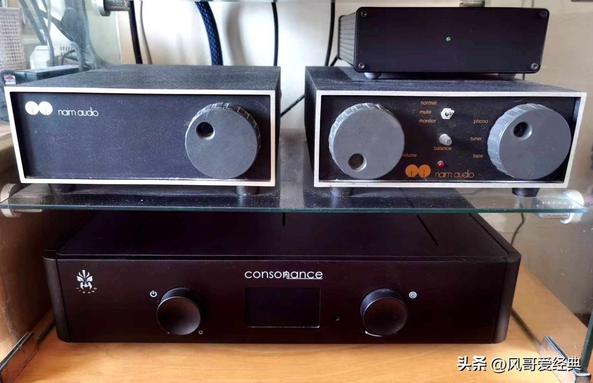 这样处理后数播变得更好听了，瑞华士卡座，早期naim功放