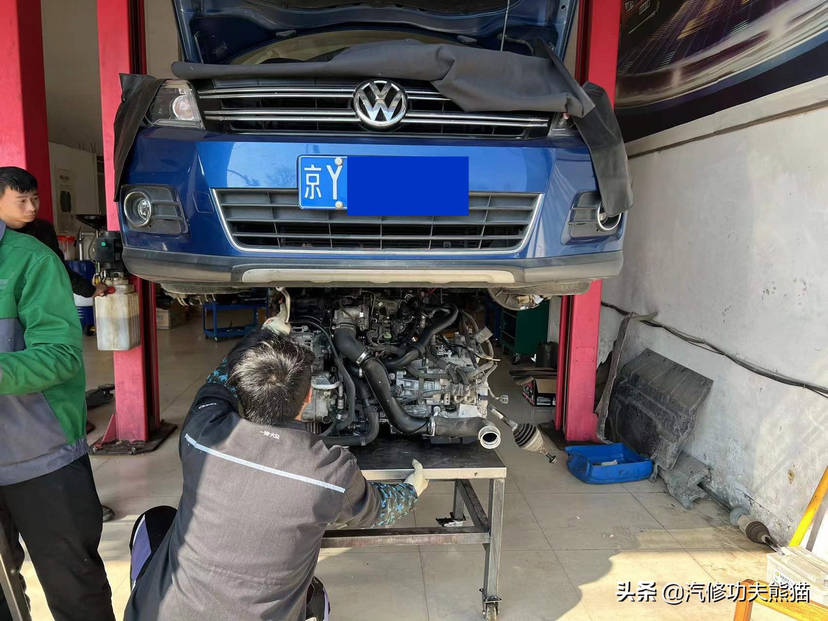 北京维修途观烧机油,途观9万公里严重烧机油原因