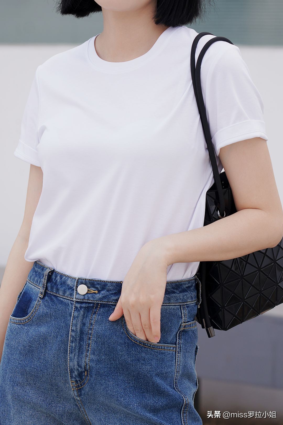 小个子雪纺v领上衣质感,女生穿搭ins高级质感上衣