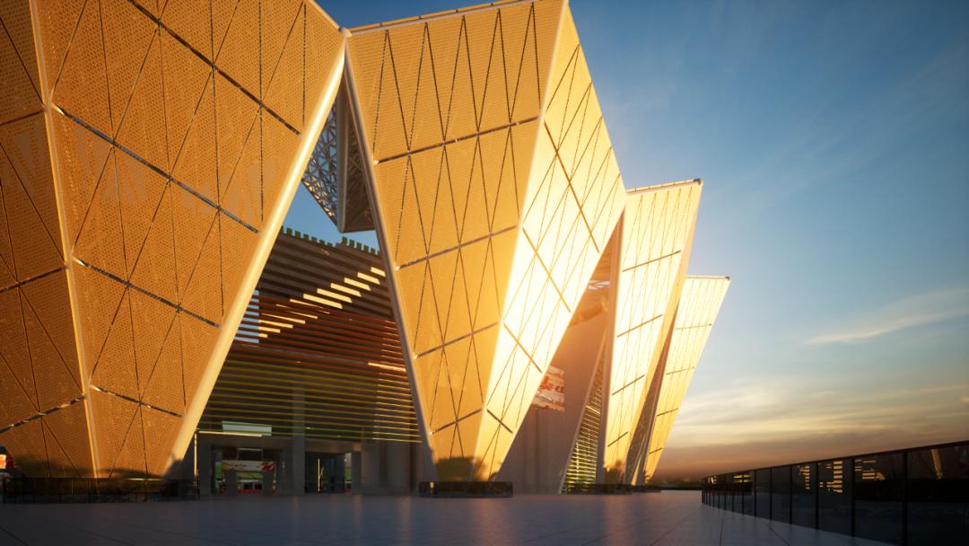 中企设计！几内亚2025年第35届非洲国家杯足球赛主体育场方案亮相