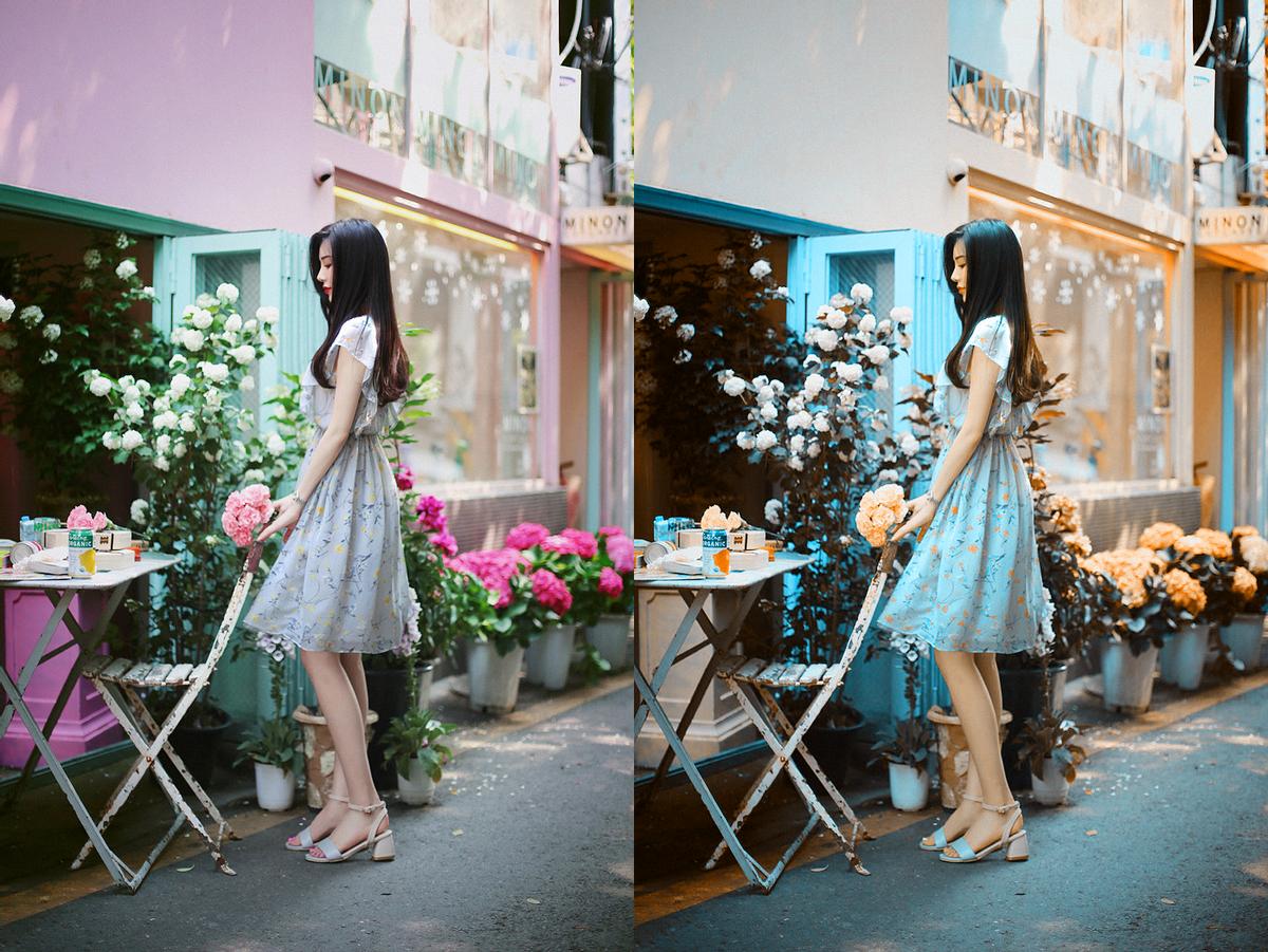 曙光橙怎样调色,青橙调色参数