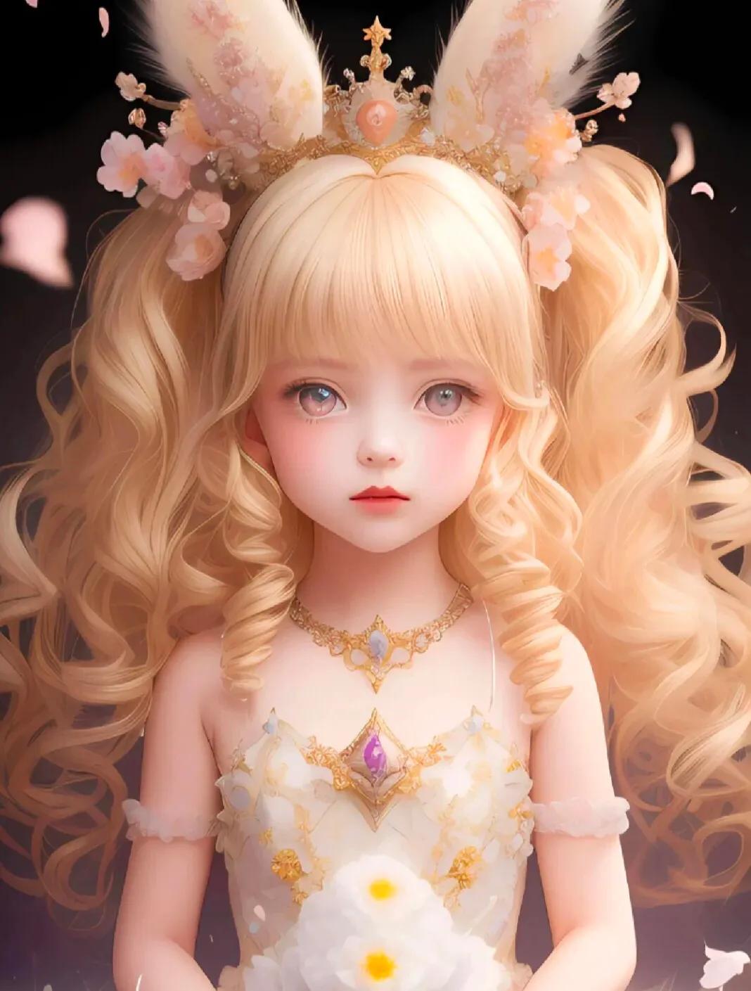 超萌娃娃头像,卡通布娃娃头像可爱呆萌