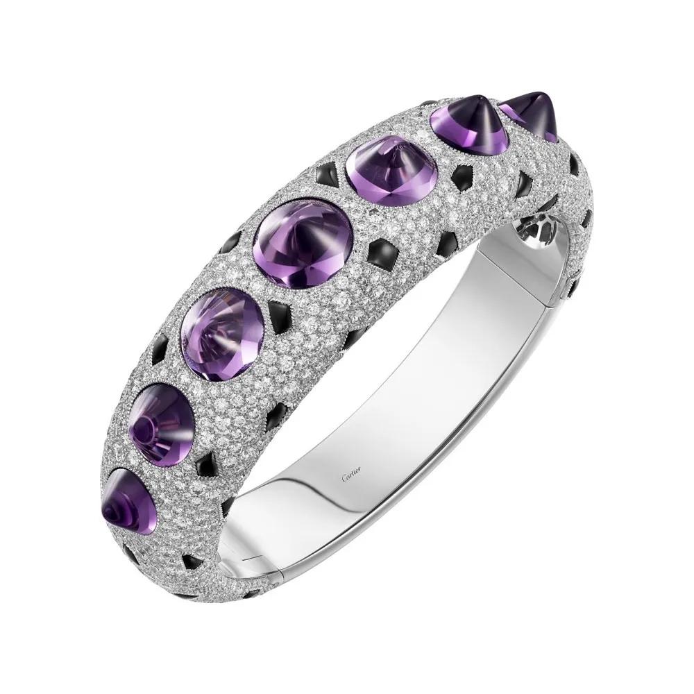 cartier卡地亚护身符项链,Cartier卡地亚满钻大饼项链