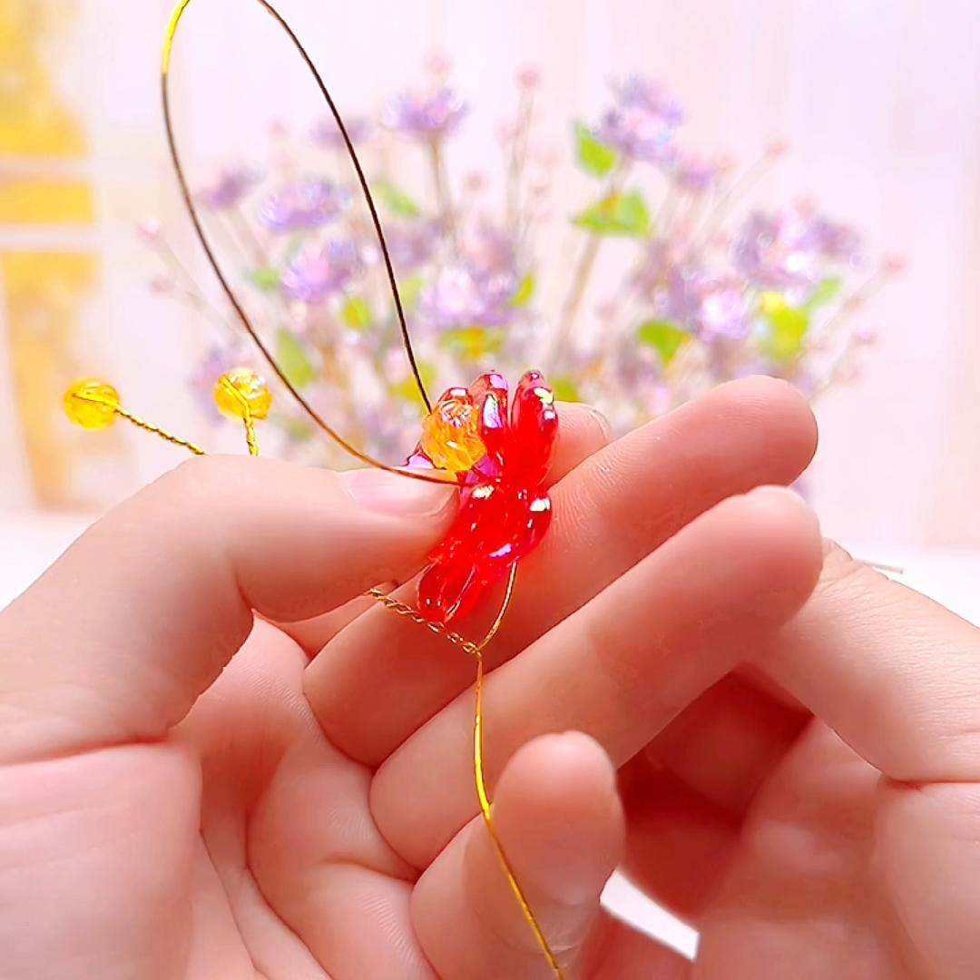 水晶玫瑰花教程,水晶玫瑰花材料包