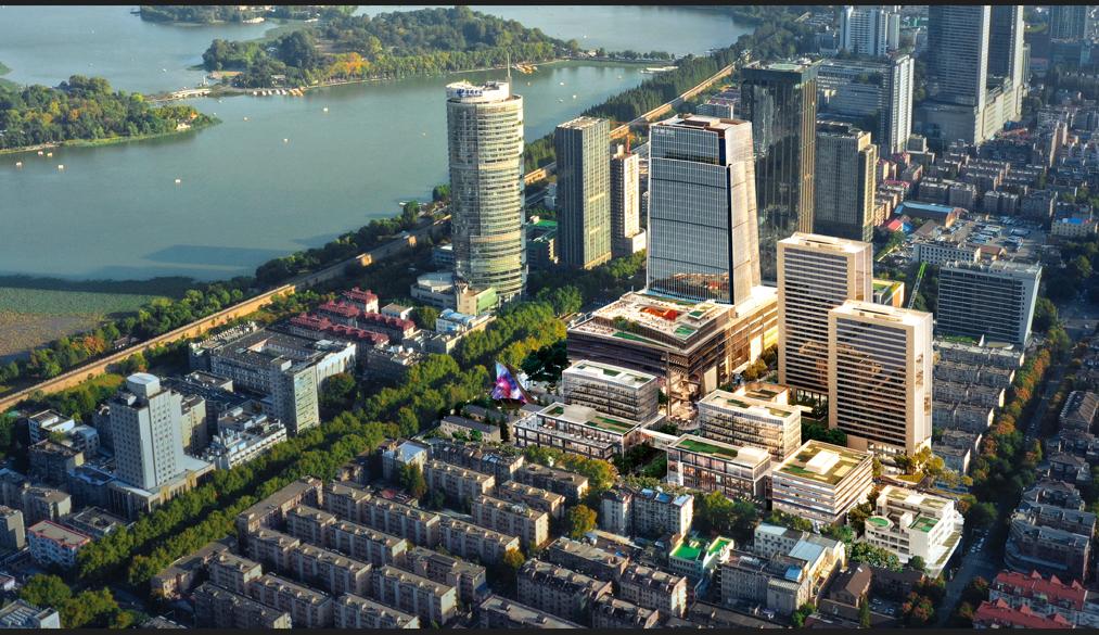 南京华贸商业街,玄武湖畔大都会生活南京华贸中心