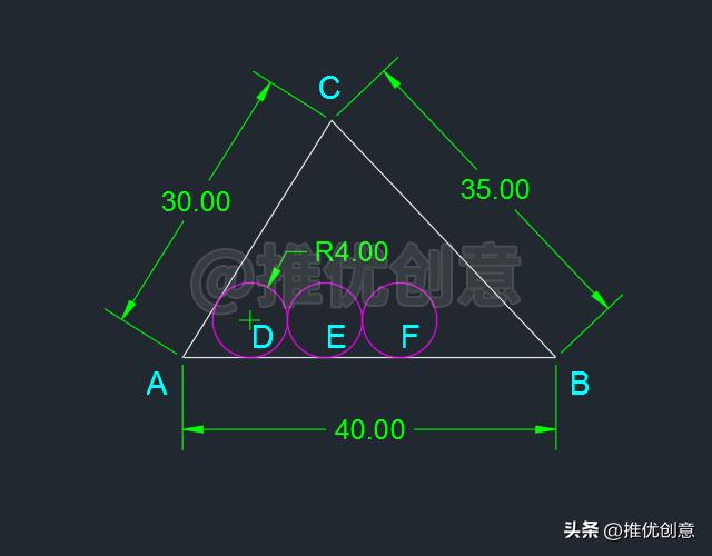 cad三个相切圆怎么画,autocad相切圆怎么画