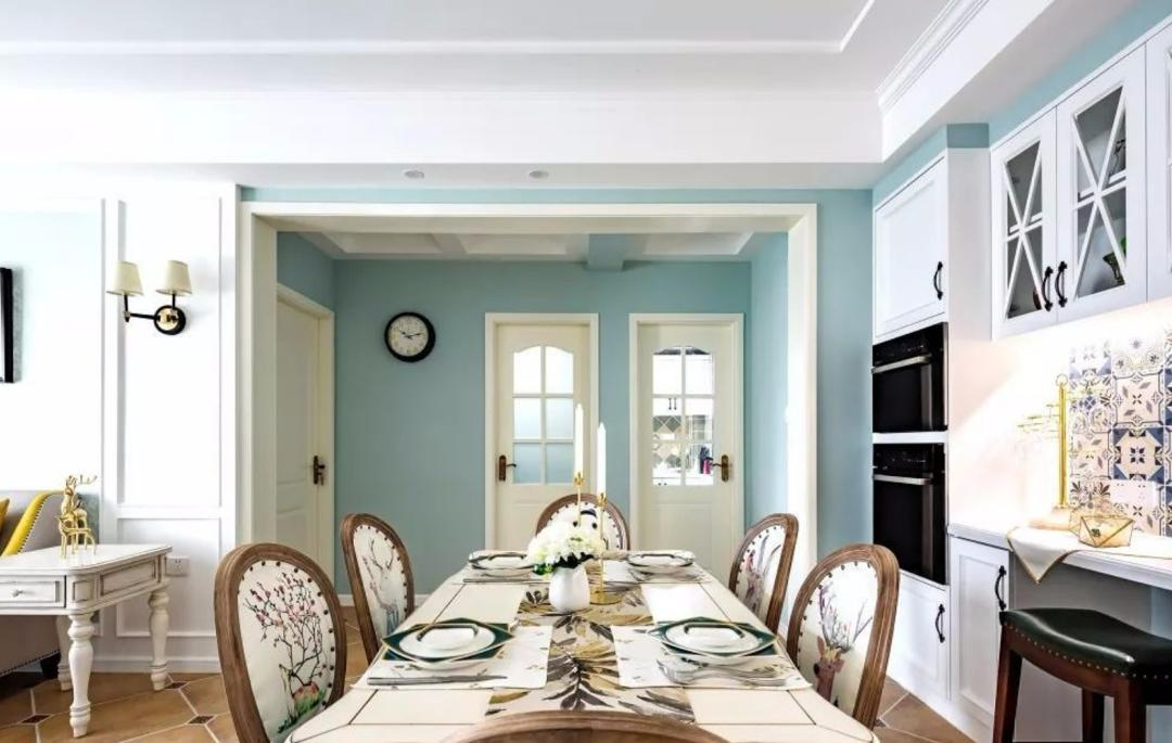 小三居90平米简约风格装修美式,90-100平米小户型装修设计美式