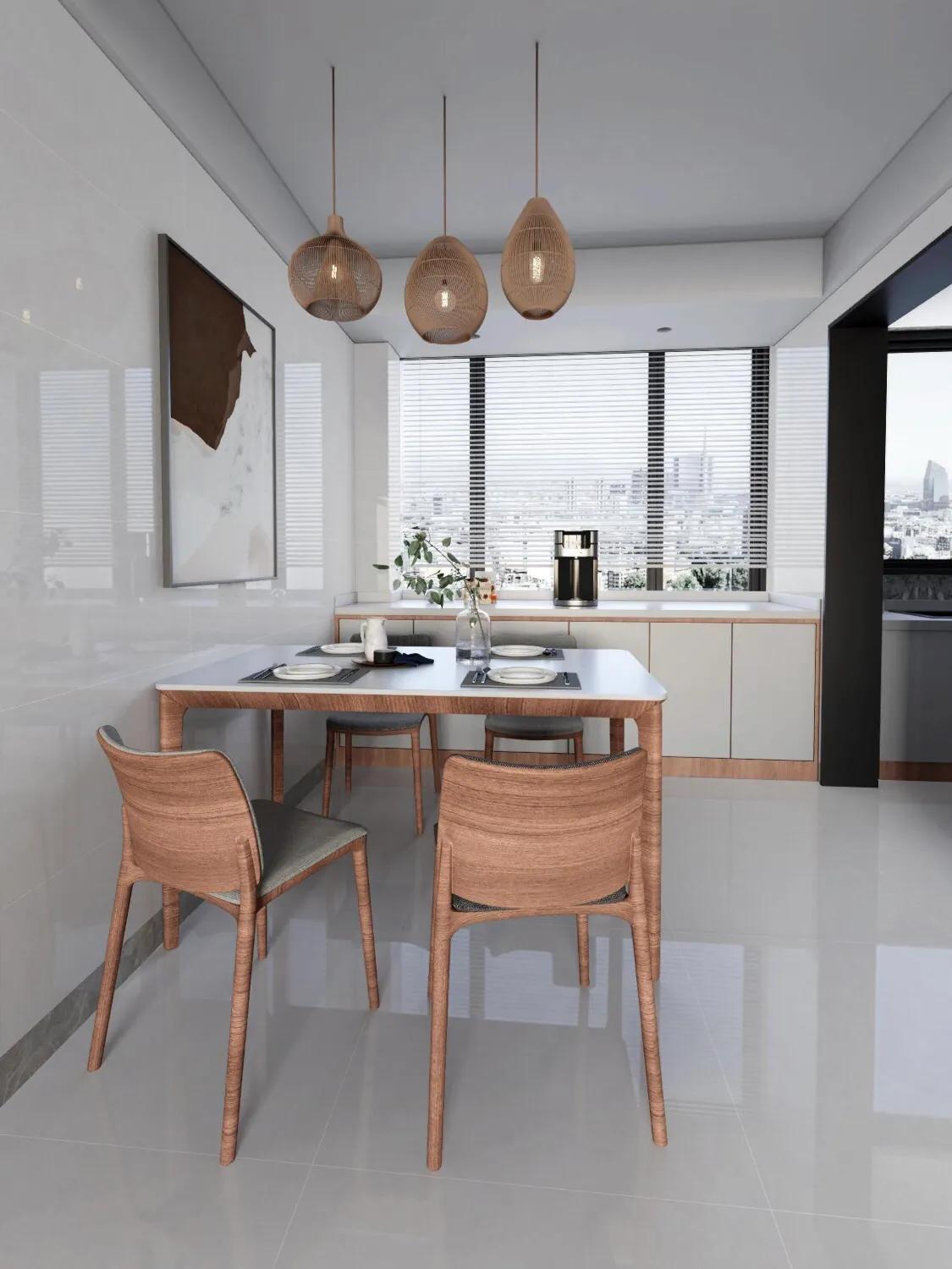 卫生间大理石通铺效果图,北欧风格白灰色水磨石效果图大全