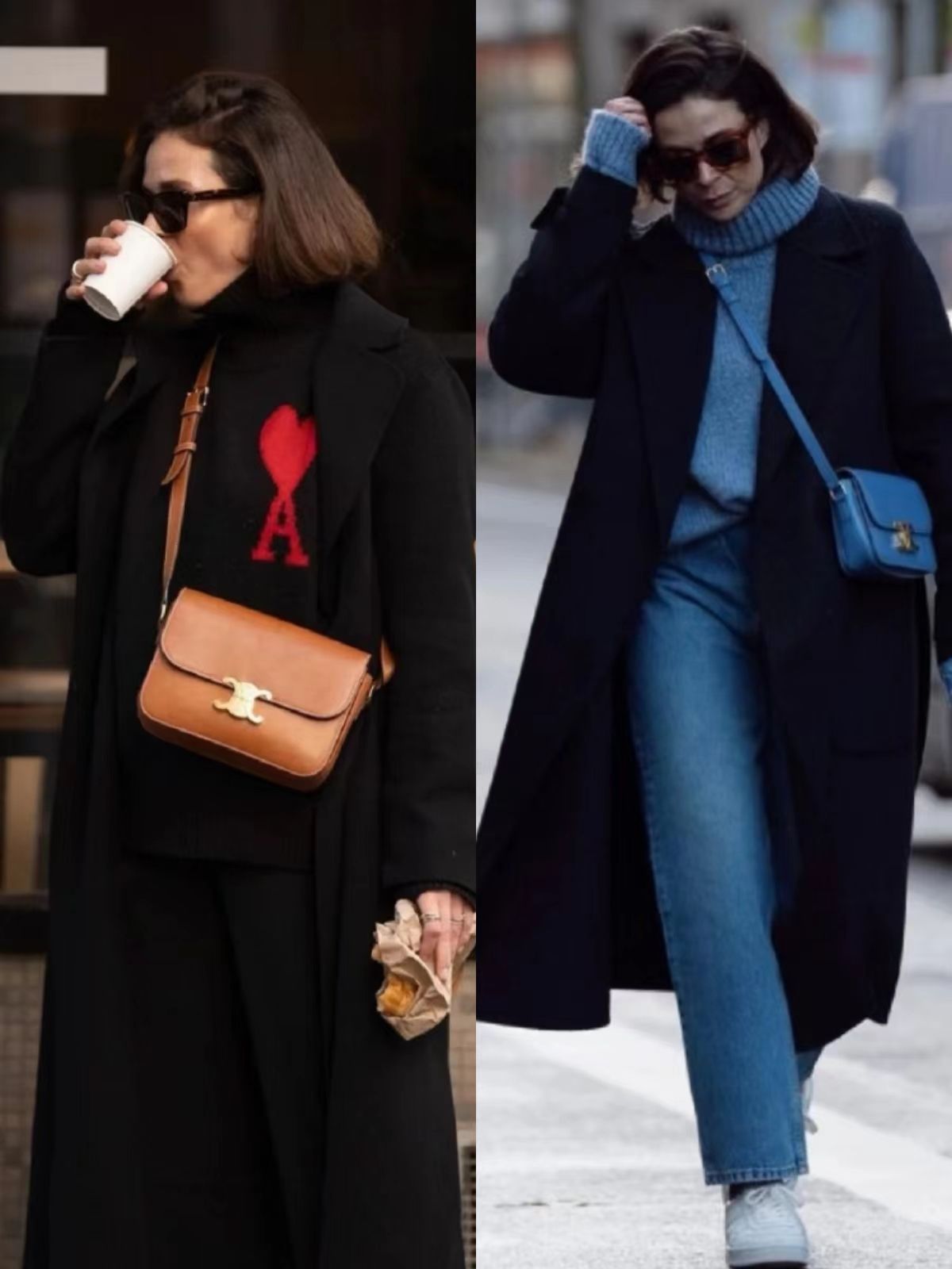 皮肤黑穿深红色的大衣怎么搭配,带帽黑灰色格子大衣怎么搭配好看